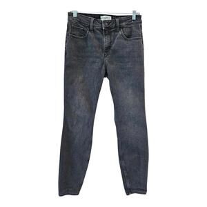 Abercrombie & Fitch High Rise Black Wash Skinny Jeans Women’s Size 27/4R Stretch